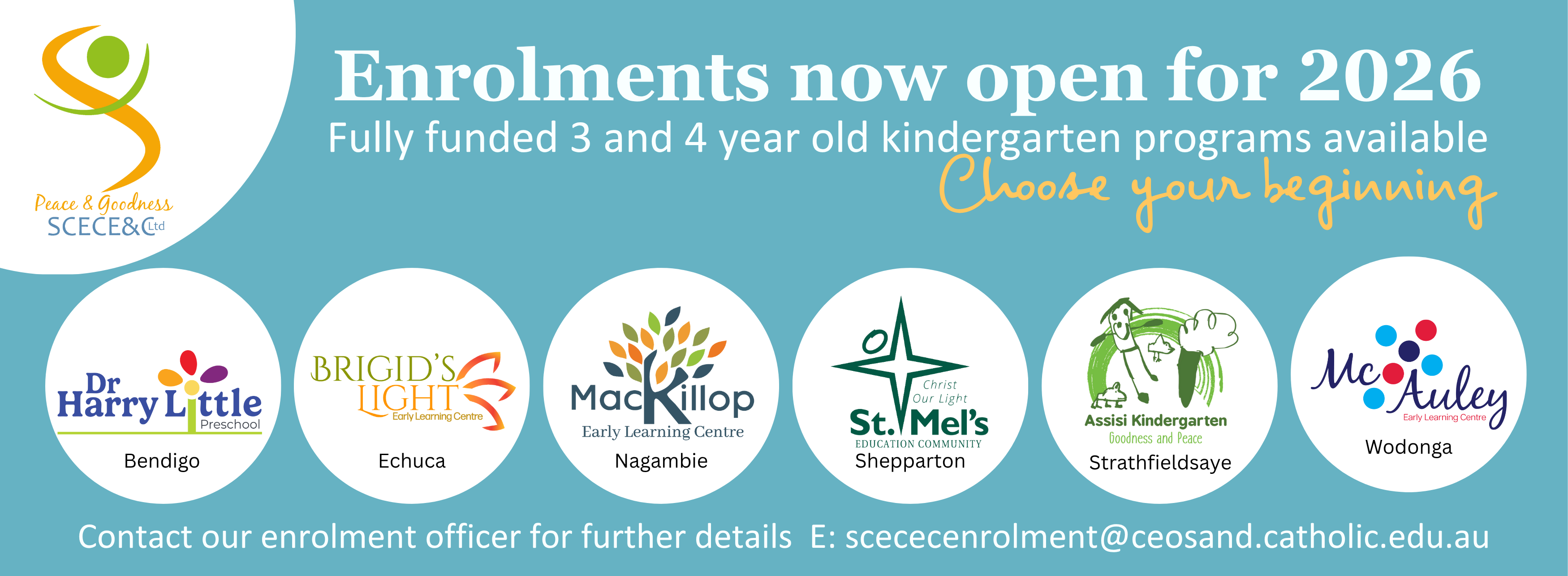 Enrolment banner