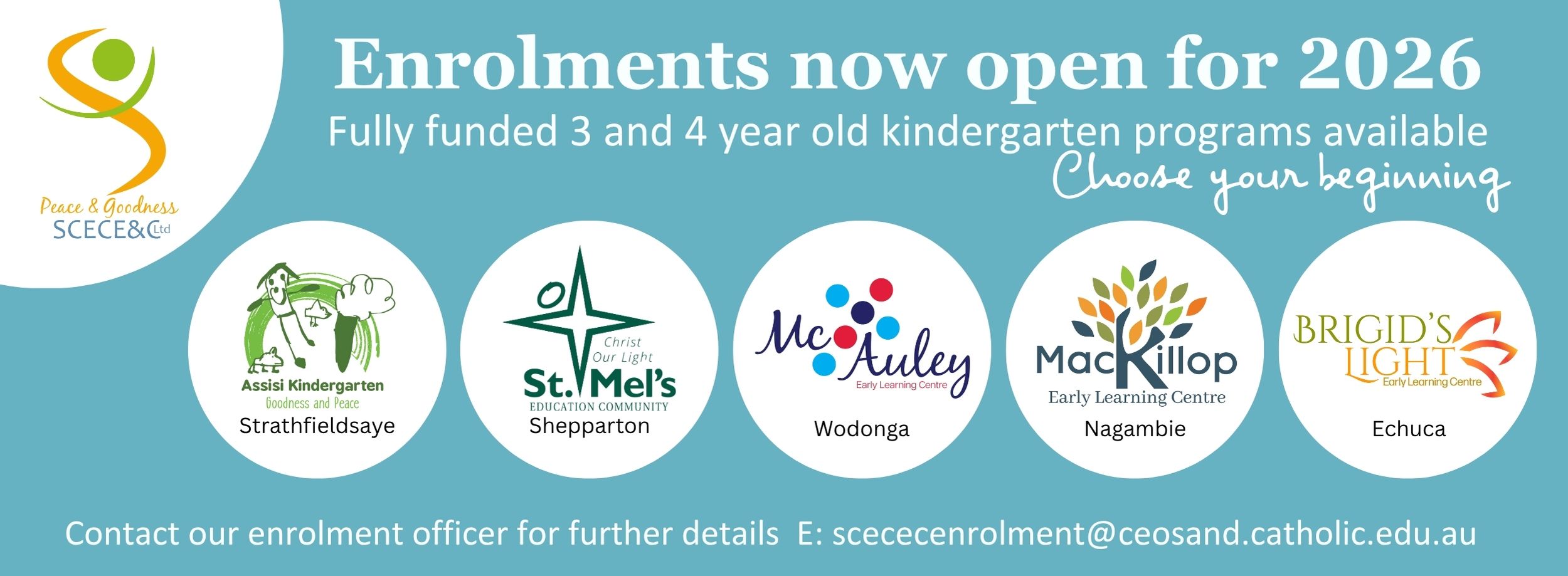 Enrolment banner